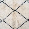 Tapis Beni Ourain sur mesure - Avec Losange traditionnel